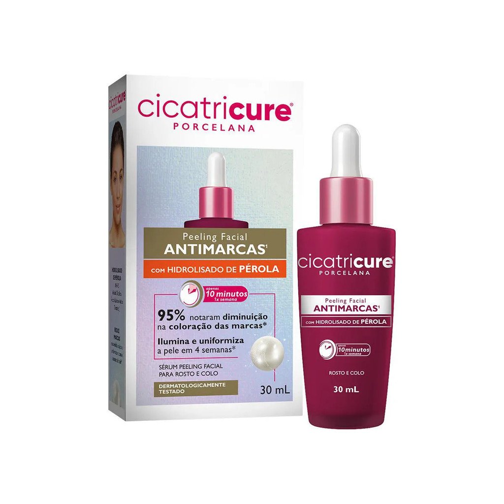 Peeling Facial Antimarcas Cicatricure Porcelana 30ml: Reduza Manchas e Ilumine Sua Pele