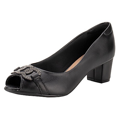 Peep Toe Salto Grosso Beira Rio: Elegância e Conforto