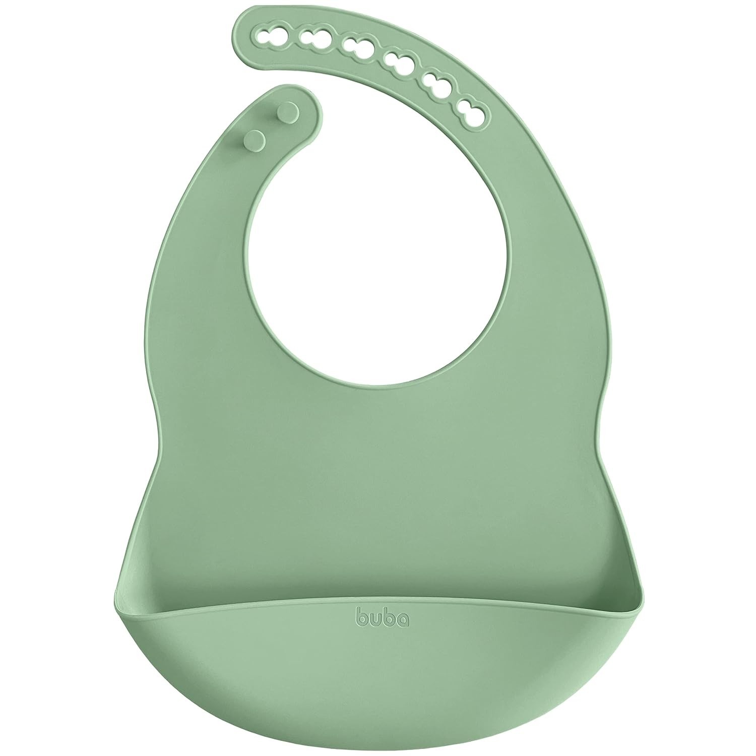 Buba Babador Pega Migalhas em Silicone Verde - Seguro, Prático e Ecológico
