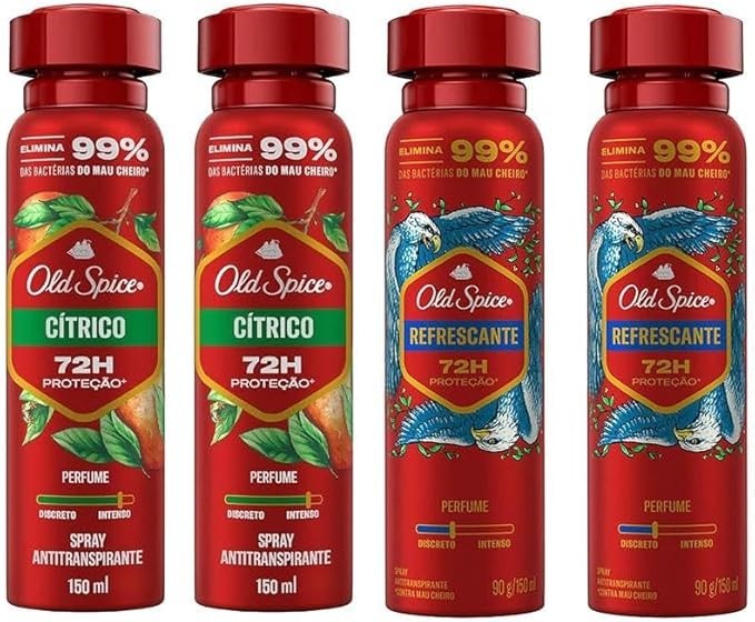 Kit Old Spice 2un Matador + 2un Pegador 150ml
