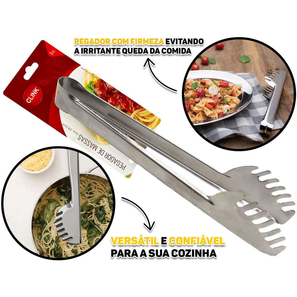 Pegador de Inox Clink: Sirva com Elegância!