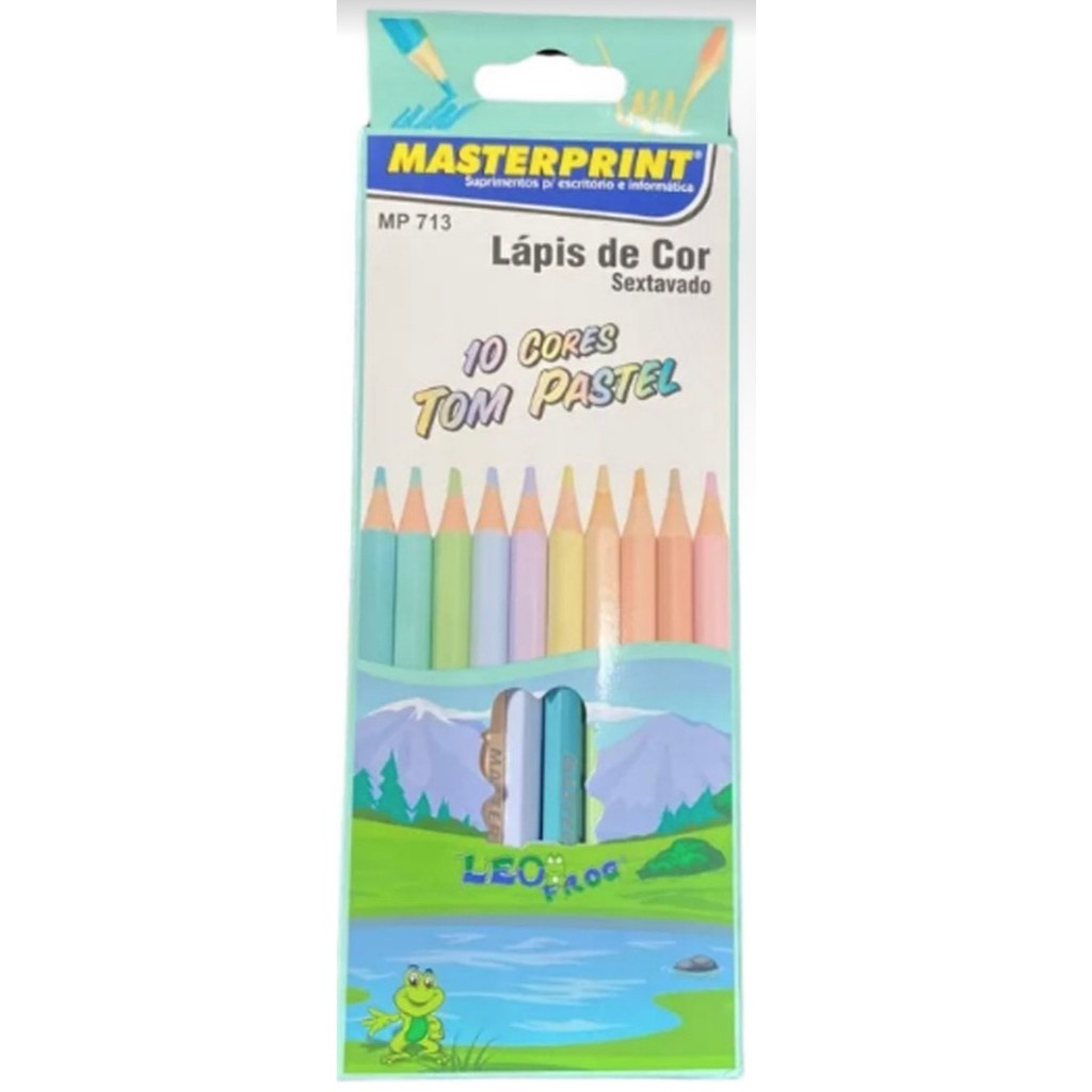 Kit 32 Lápis de Cor: Cores Vibrantes + Tons de Pele!