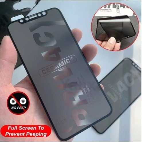Película 3D 9D Cerâmica Anti-Spy para iPhone: Proteção e Privacidade Total