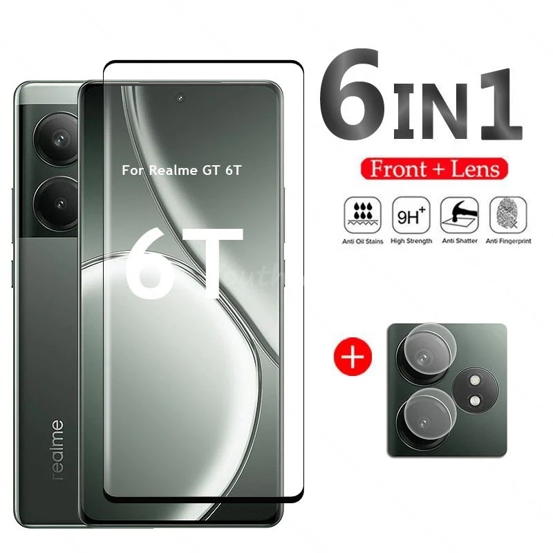 Película 3D Realme GT 6T: Proteção e Estilo!