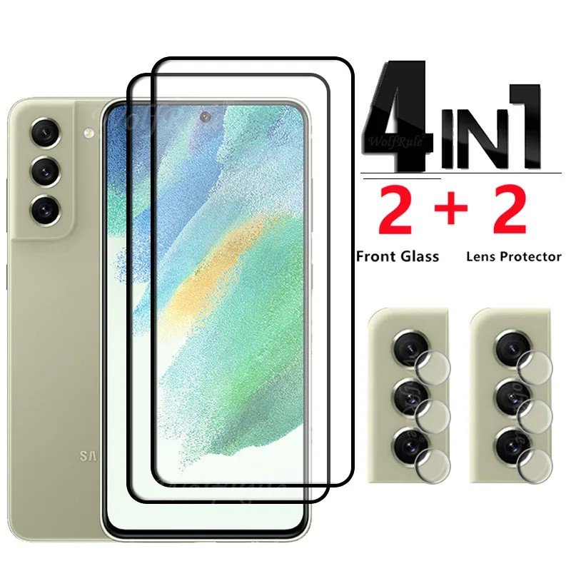 Película 4 em 1 Galaxy S21 FE: Proteção Total!