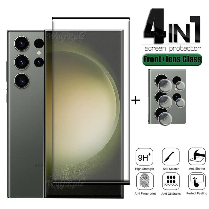 Película 4 em 1 Galaxy S23 Ultra: Proteção Total!