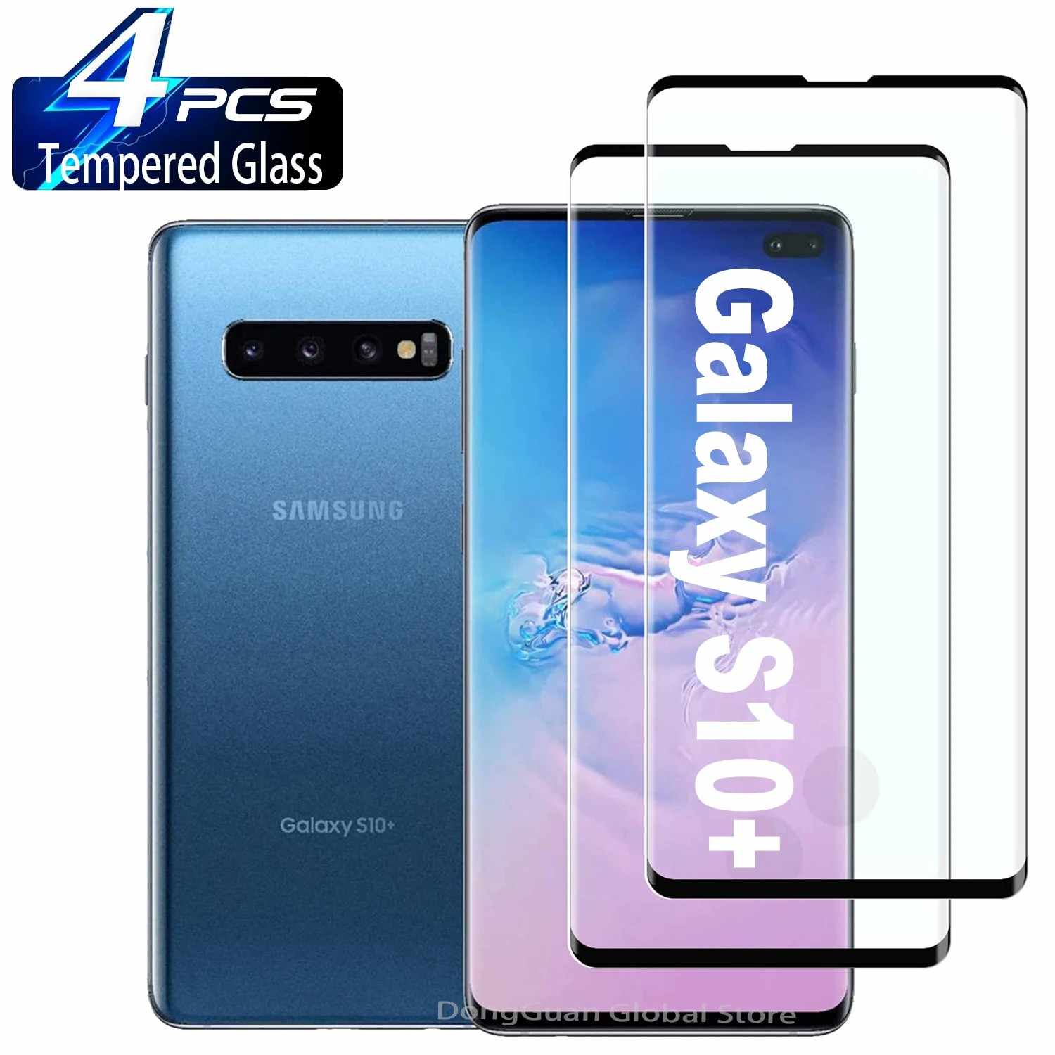 Película 9H para Samsung S10 Plus: Proteção Curva e HD