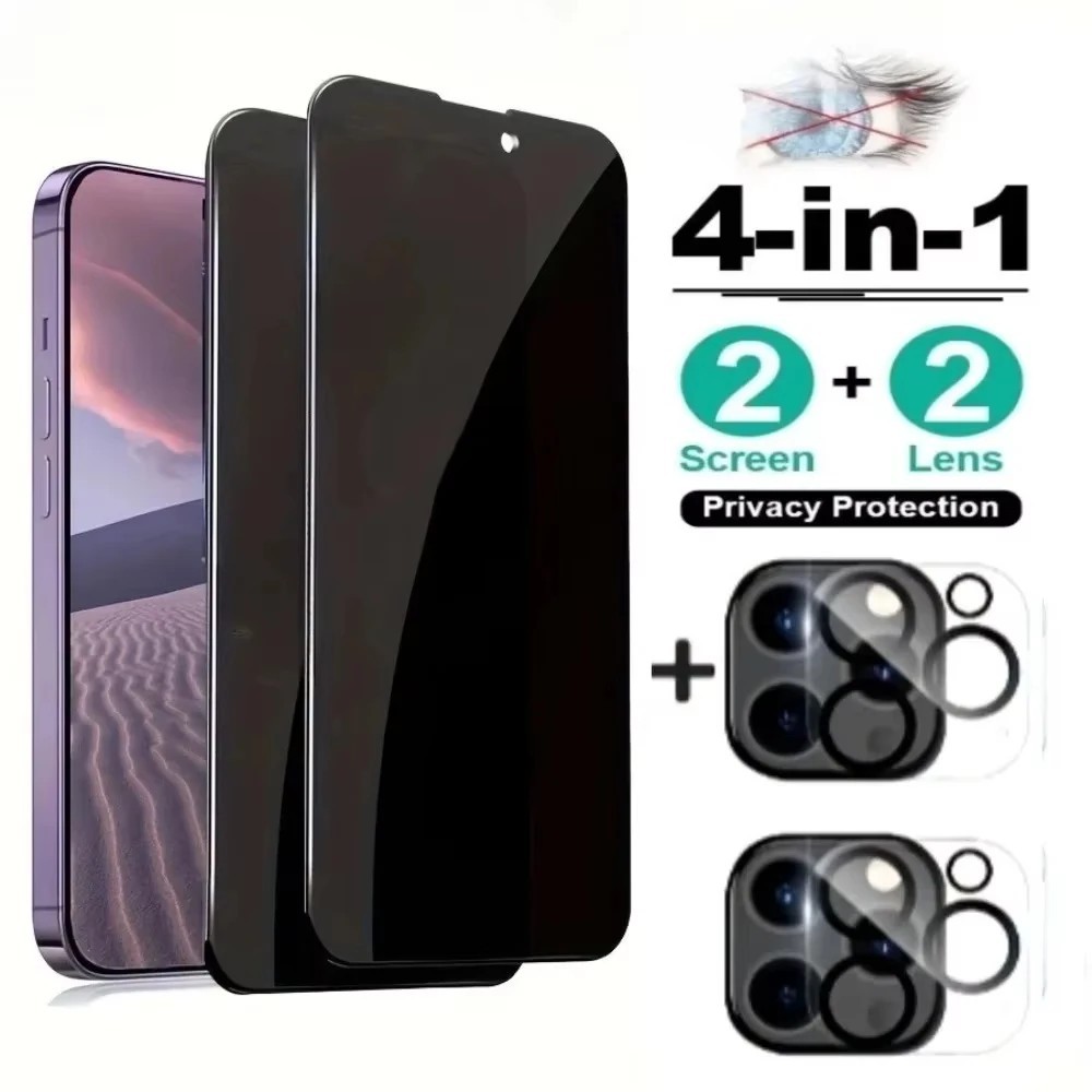 Película Anti Espião iPhone: Privacidade e Proteção 4 em 1
