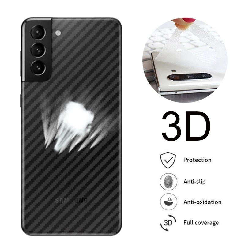 Película Carbono 3D: Proteção Total para seu Galaxy!