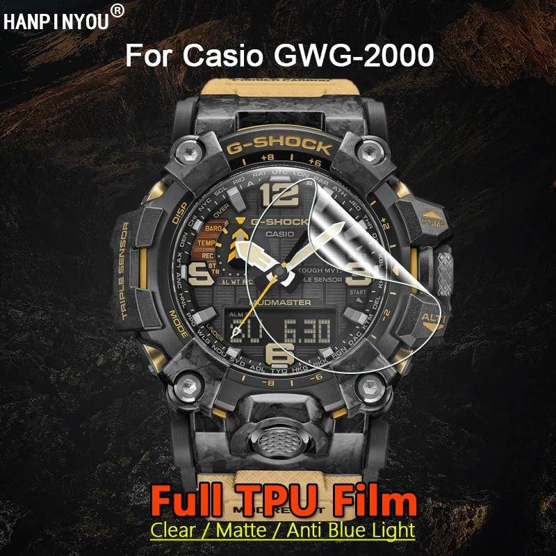 Película Casio GWG-2000: Proteção Anti-Luz Azul!