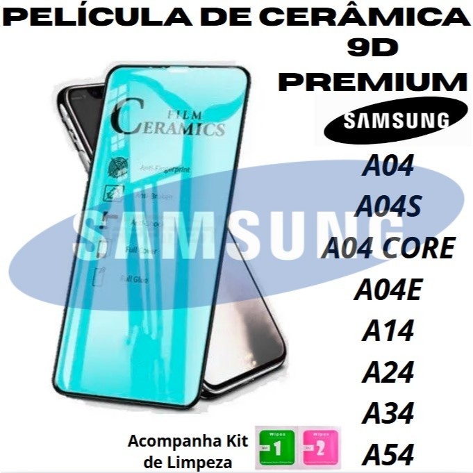 Película Cerâmica 9D: Proteção Flexível para Samsung