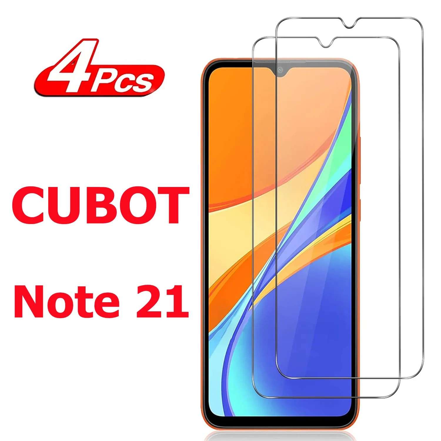 Película Cubot Note 21: Proteção 9H+ em Vidro Temperado