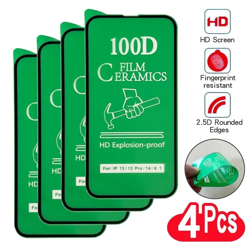 Película de Vidro 100D: Proteção Total para seu iPhone