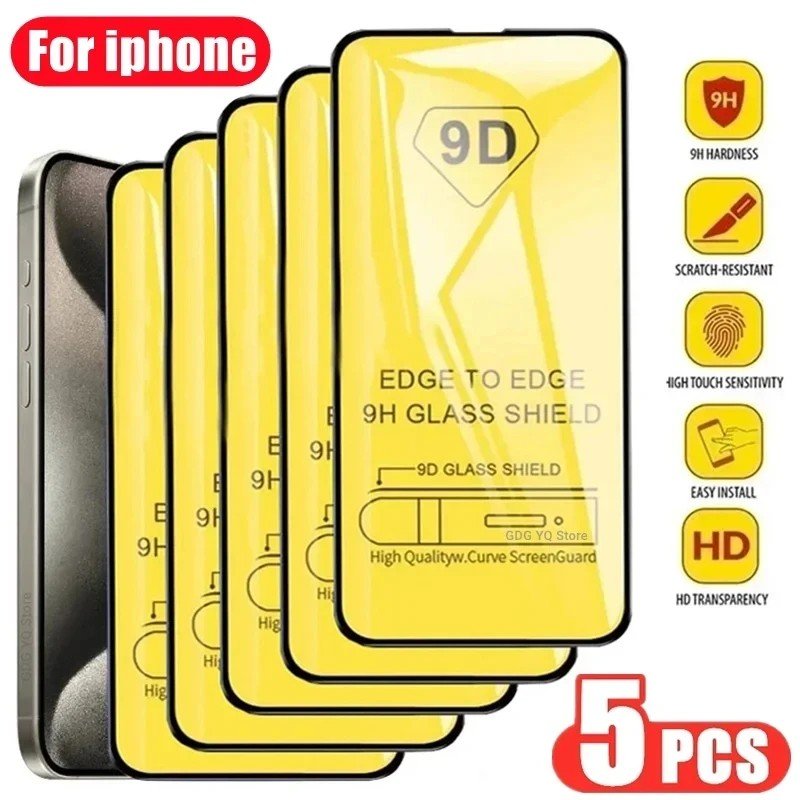 Película de Vidro 9D: Proteção Total para seu iPhone