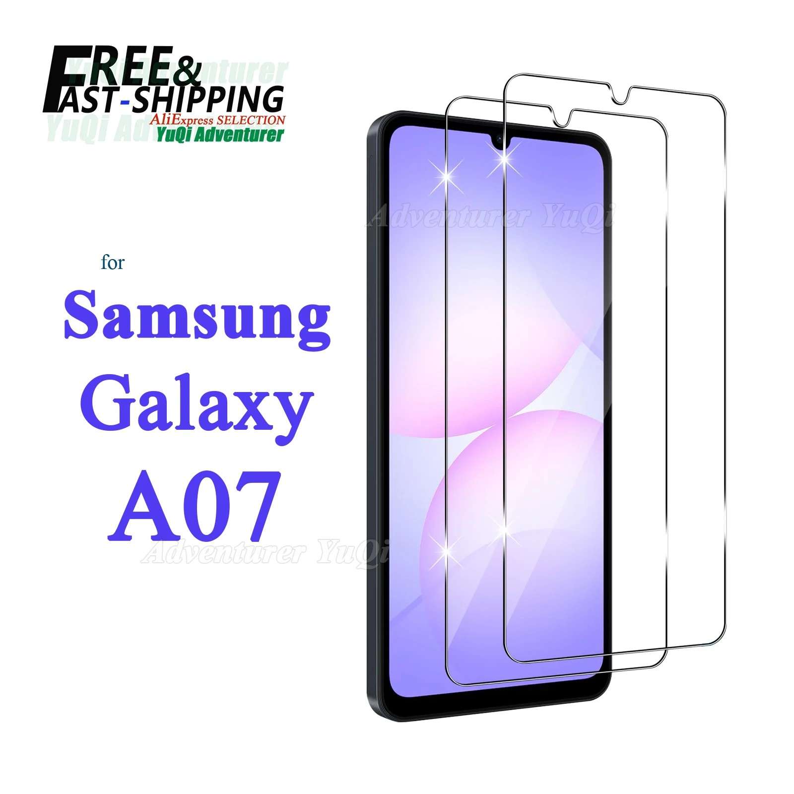 Película de Vidro 9H para Samsung Galaxy A07 - Proteção HD