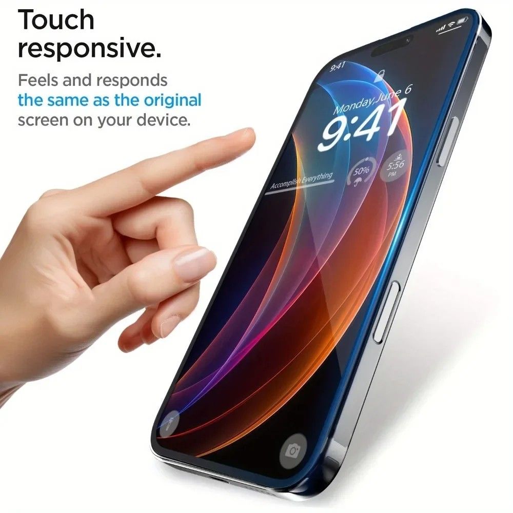 Película de Vidro Apple: Proteção 9H Anti-Impressão
