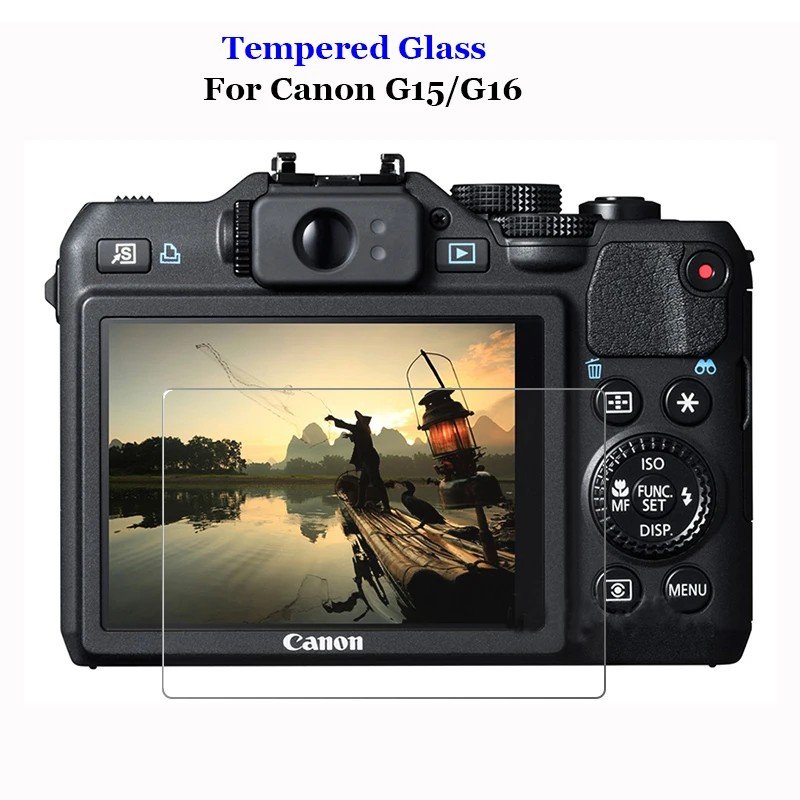 Película de Vidro Canon G15/G16: Proteção 9H