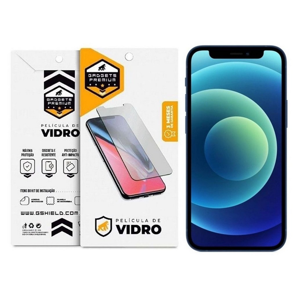 Película de Vidro Dupla iPhone 12 Mini - Gshield