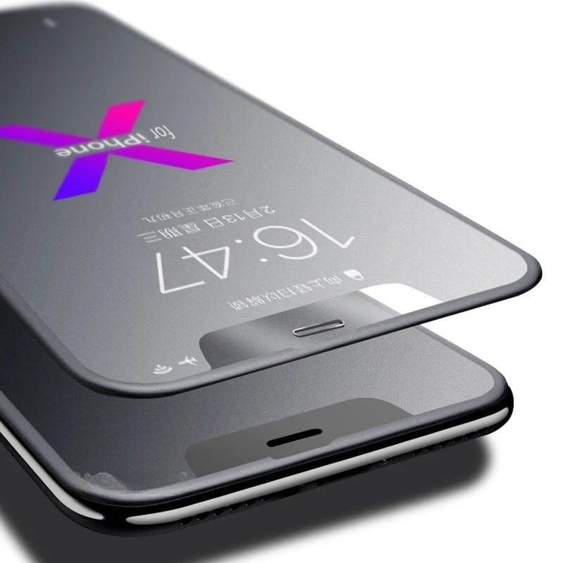 Película de Vidro Fosca iPhone: Proteção 9H Antirreflexo