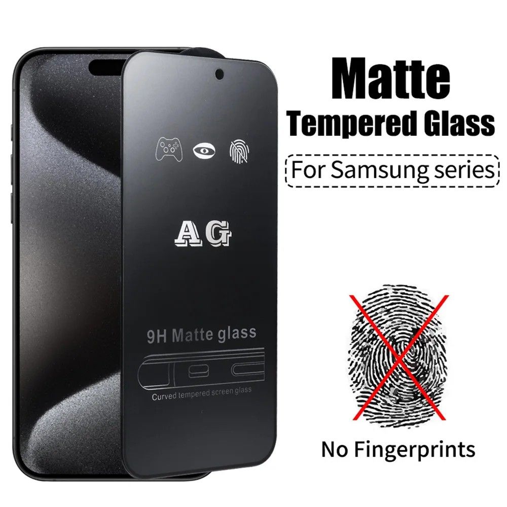 Película de Vidro Fosco AG: Proteção Total para Samsung