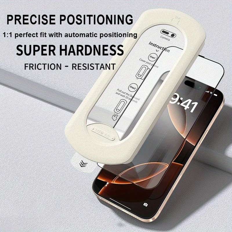 Película de Vidro iPhone 16/15: Proteção Total HD