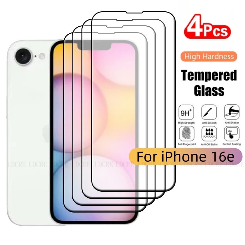 Película de Vidro iPhone 16e: Proteção 9H Full Cover