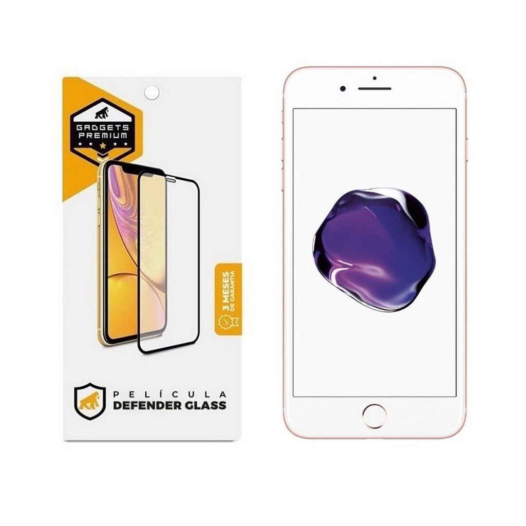 Película de Vidro iPhone 7/8 Plus: Defender Glass Gshield