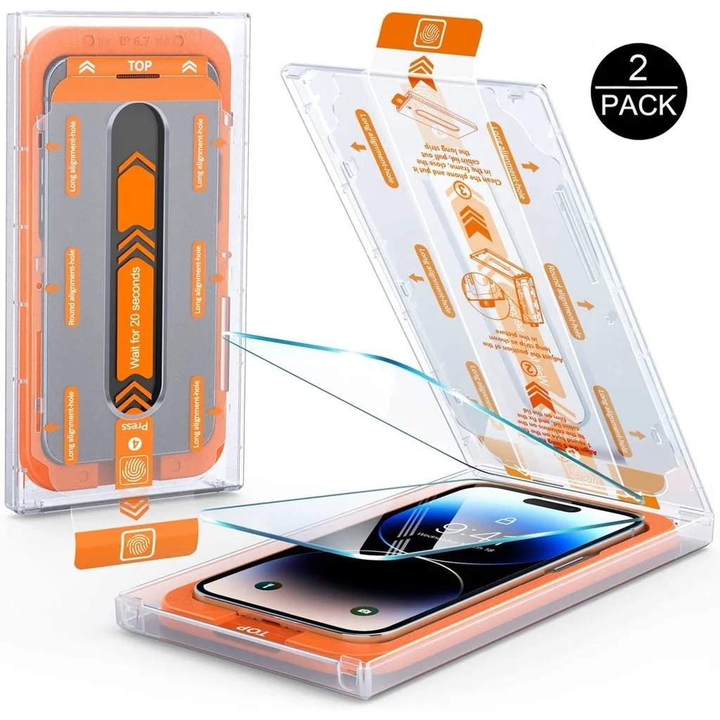 Película de Vidro iPhone: Proteção 9H + Kit Fácil