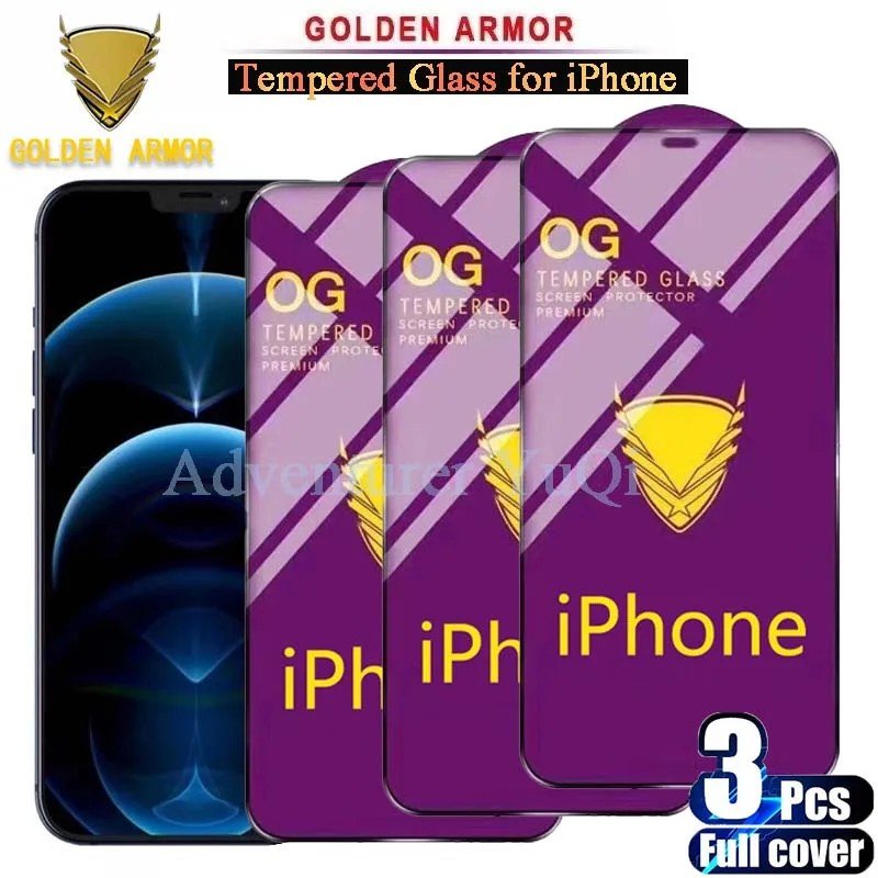 Película de Vidro iPhone: Proteção Golden Armor