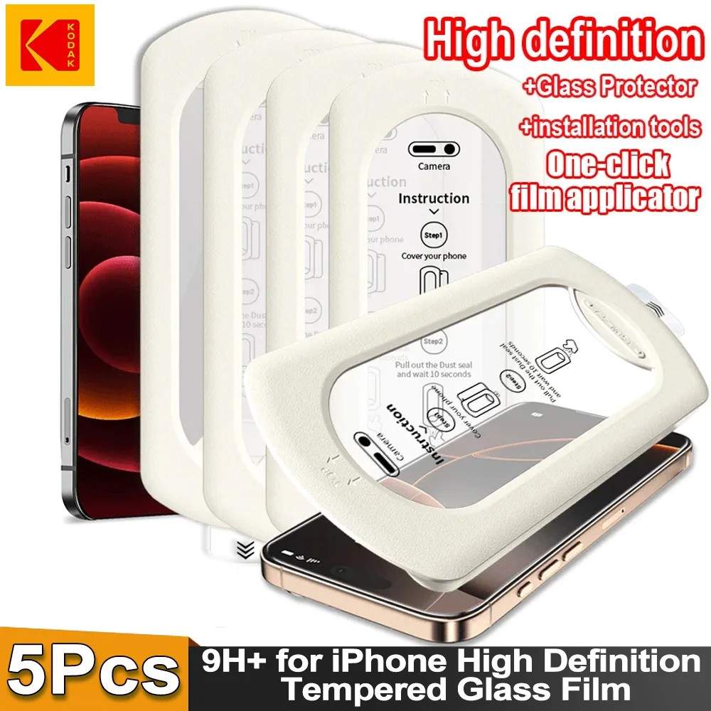 Película de Vidro Kodak: Proteção Total iPhone