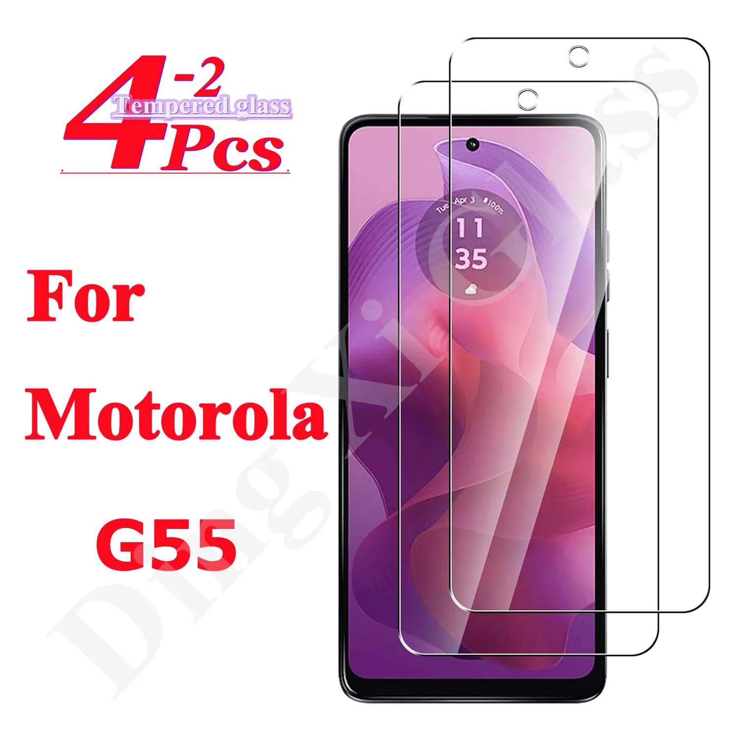 Película de Vidro Motorola G55: Proteção Antishock!