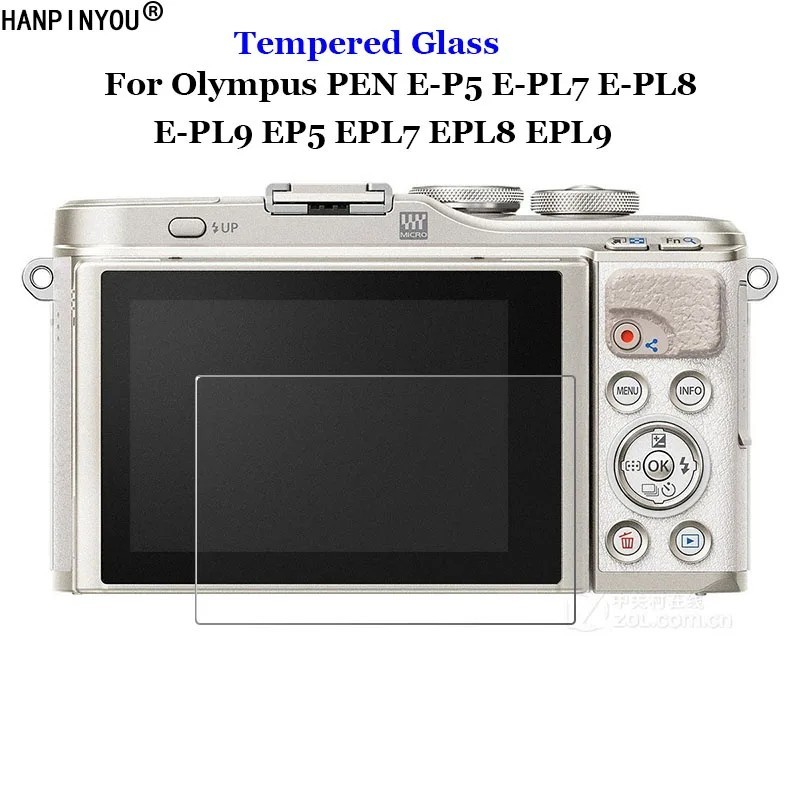 Película de Vidro Olympus: Proteção 9H para LCD