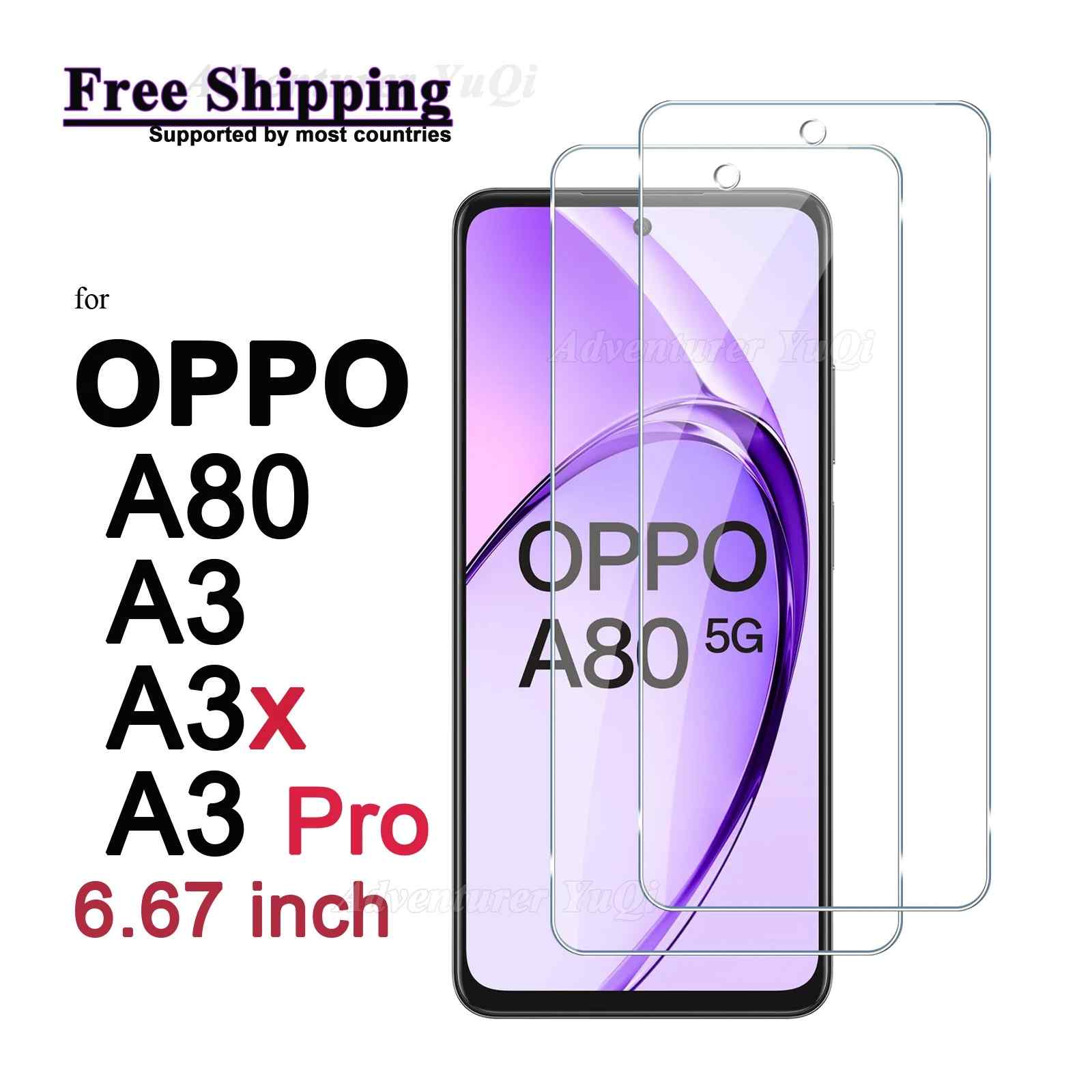 Película de Vidro OPPO A80/A3x/A3 Pro 5G: Proteção 9H