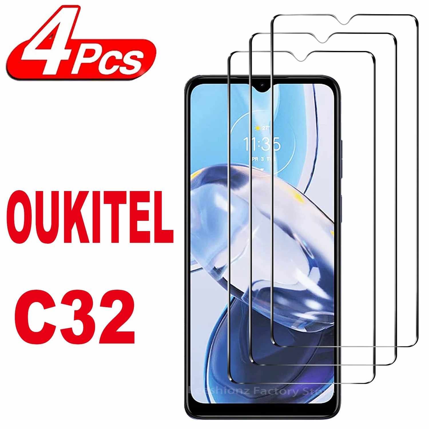 Película de Vidro OUKITEL C32: Proteção Imbatível!