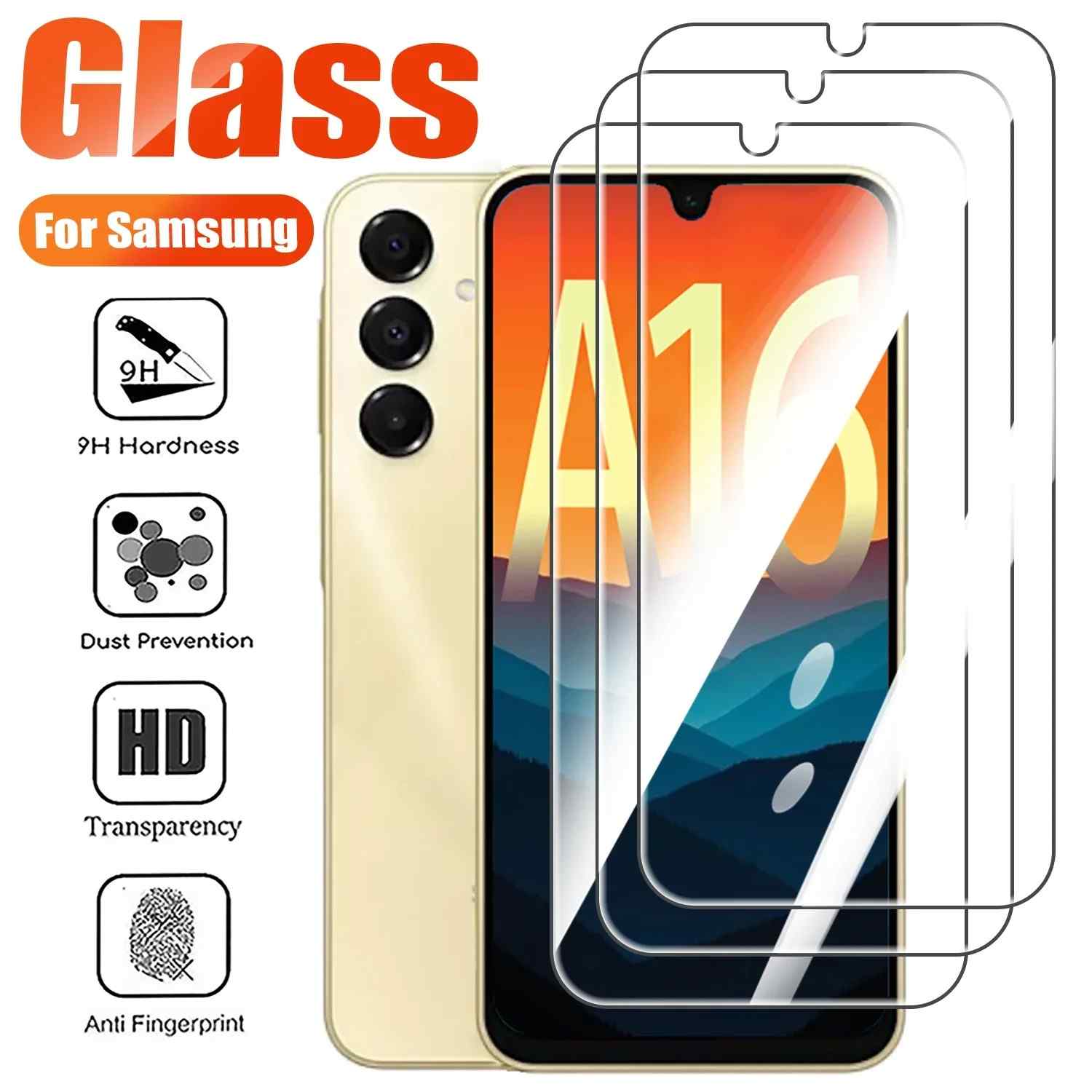 Película de Vidro para Samsung A16, A06, A26, A36 e A56