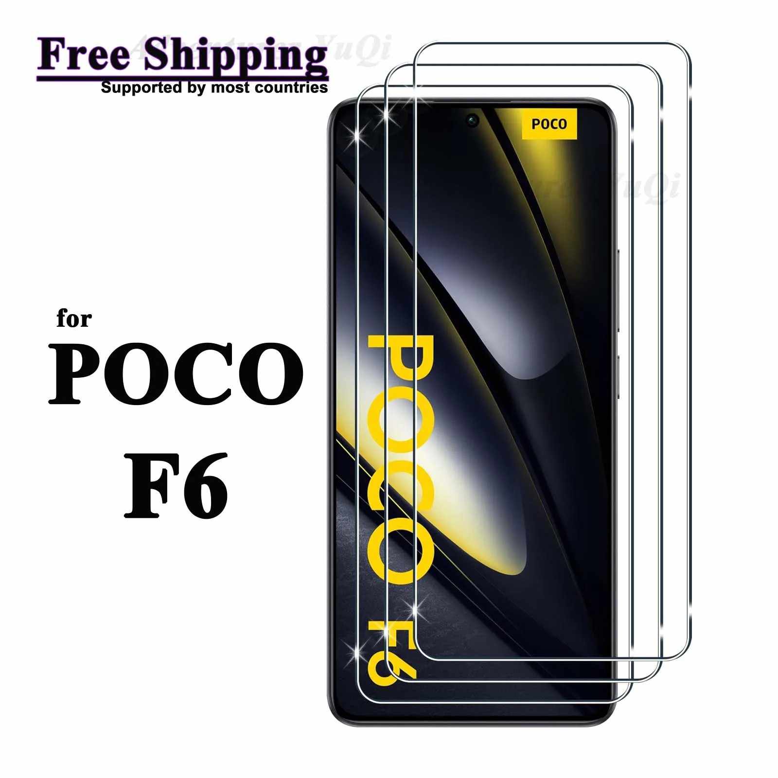 Película de Vidro POCO F6: Proteção HD 9H!