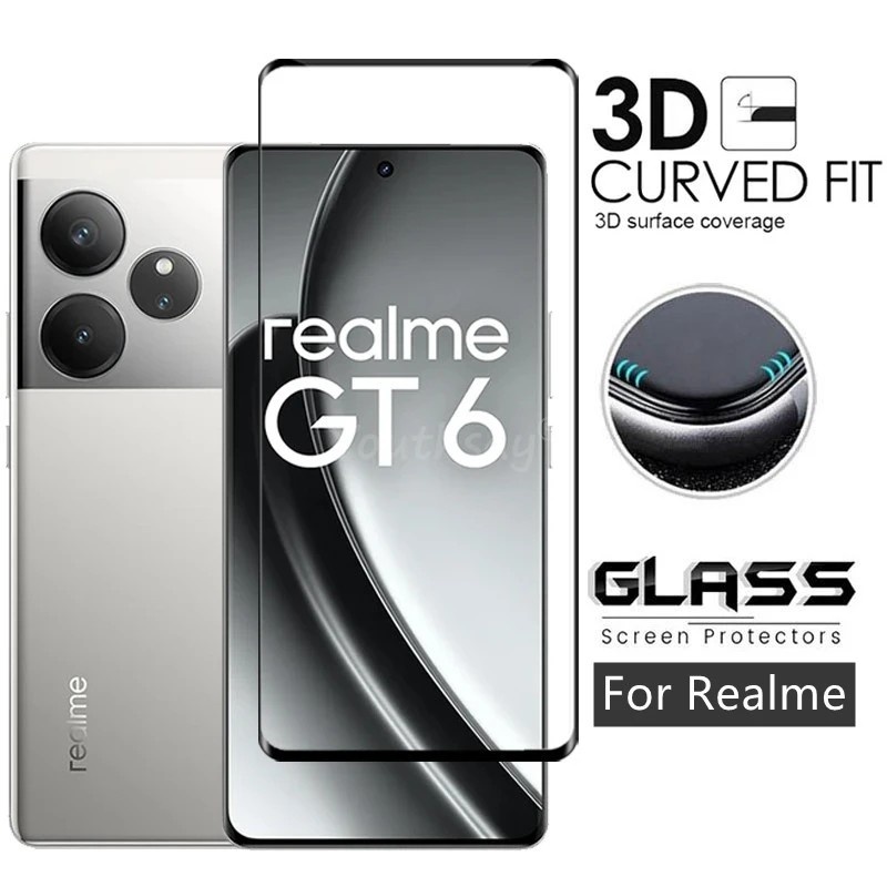 Película de Vidro Realme GT 6: Proteção Total!