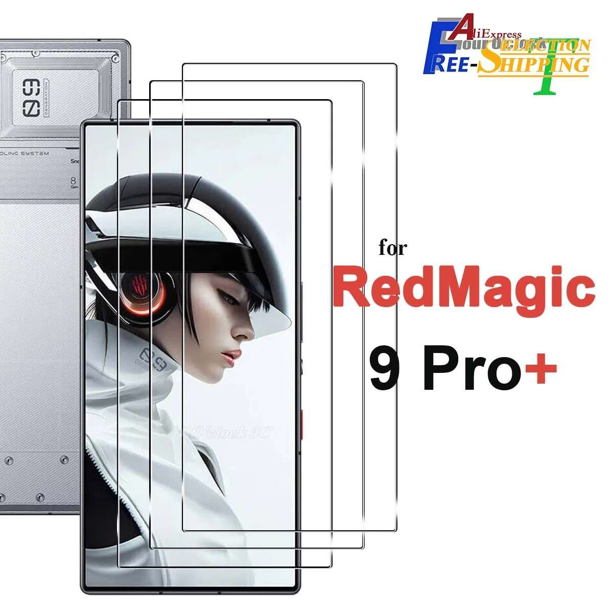 Película de Vidro Red Magic 9 Pro Plus: Proteção 9H!