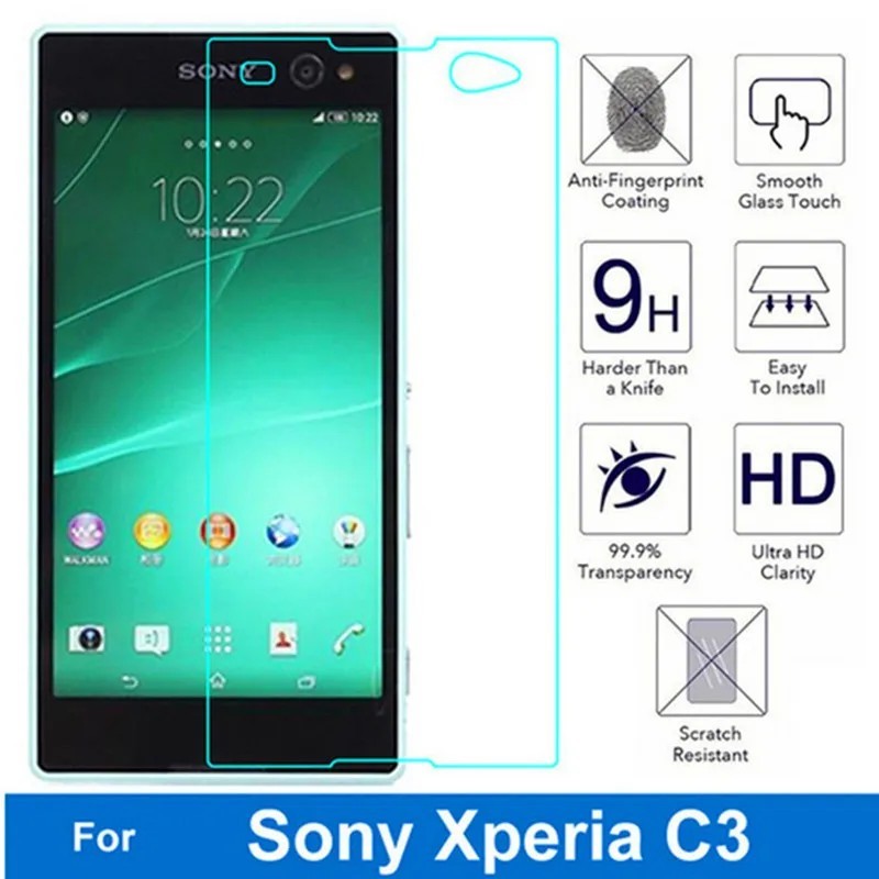 Película de Vidro Sony Xperia C3: Proteção 9H!