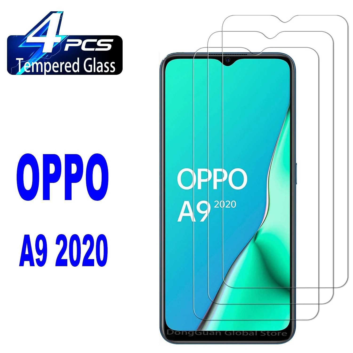 Película de Vidro Temperado 9H para OPPO A9 e A5 2020