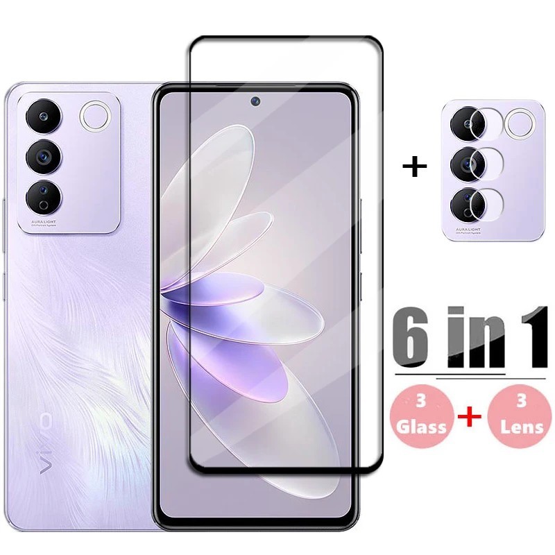 Película de Vidro Vivo V27e: Proteção Total!
