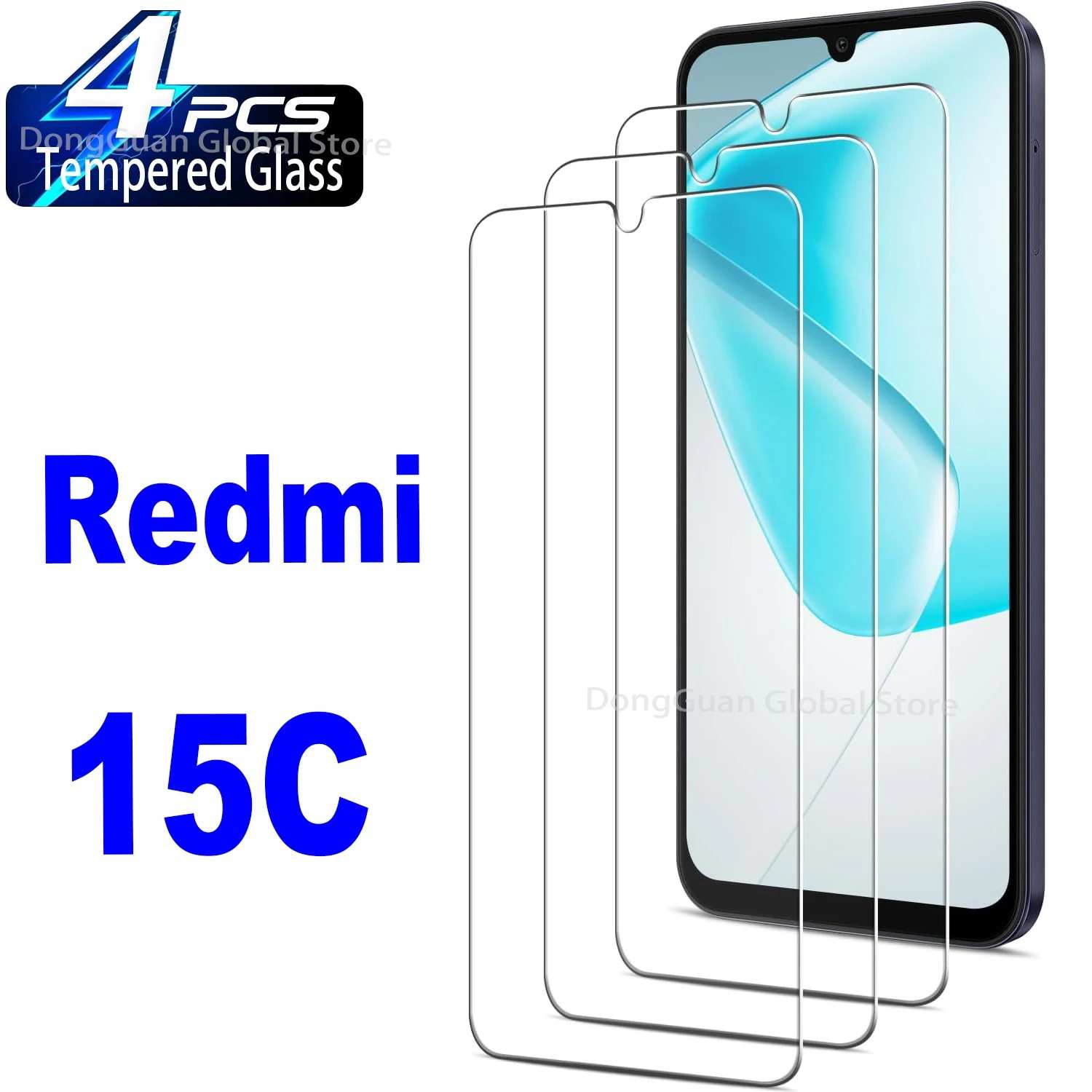 Película de Vidro Xiaomi Redmi 15C: Proteção Total!