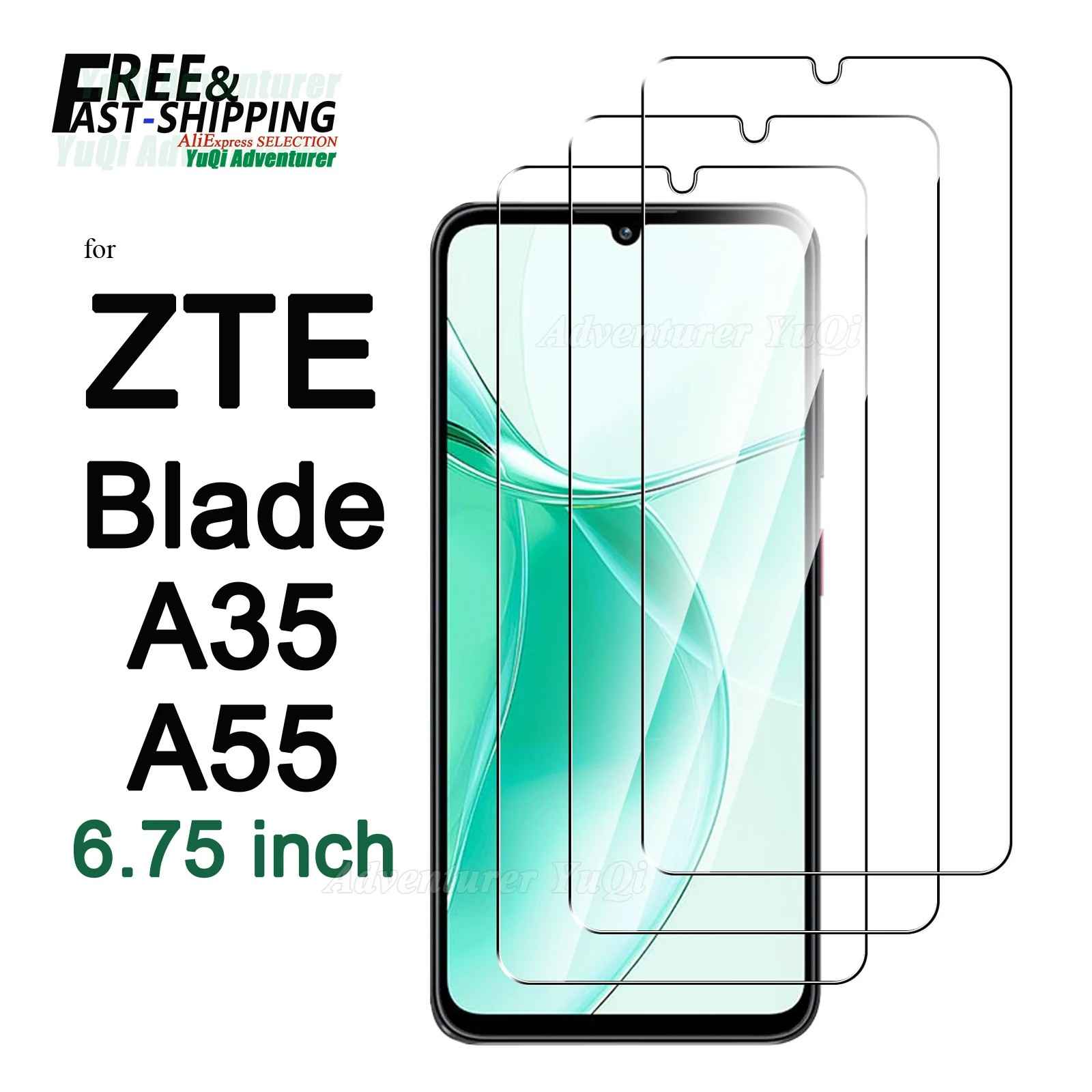 Película de Vidro ZTE Blade A35/A55: Proteção 9H