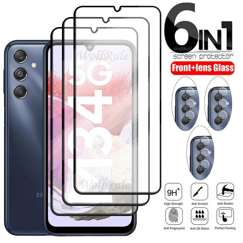 Película Galaxy M34: Proteção 9H + Lens
