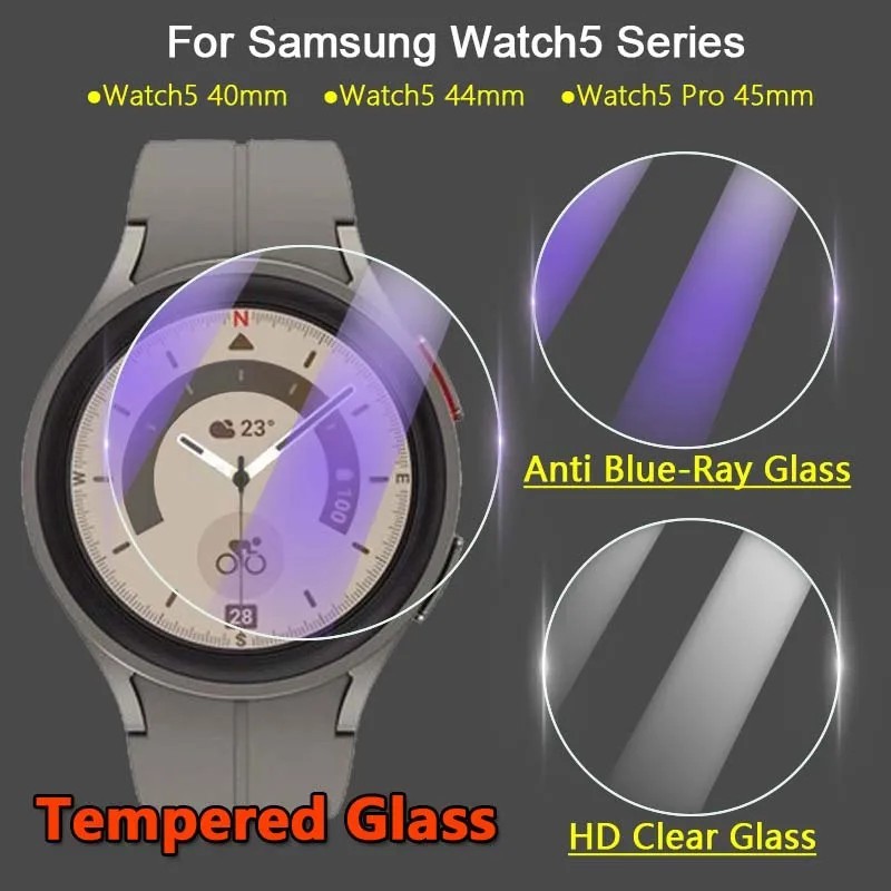 Película Galaxy Watch 5: Proteção 9H Anti-Luz Azul