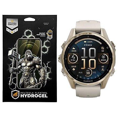 Película Garmin Fenix 8: Proteção Hydrogel HD Gshield