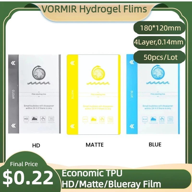 Película Hidrogel Blue Ray HD: Proteção Universal Premium