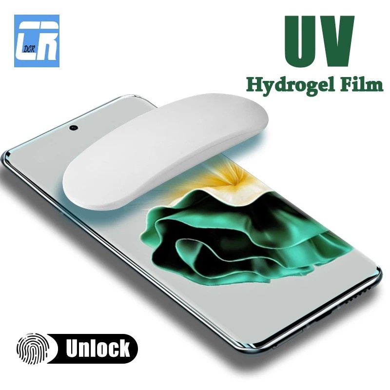 Película Hidrogel Huawei: Proteção UV e Curva Total!
