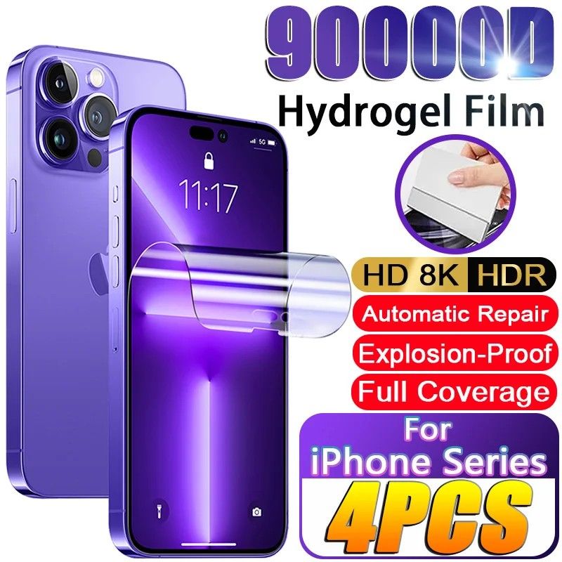 Película Hidrogel iPhone: Proteção Total e HD!