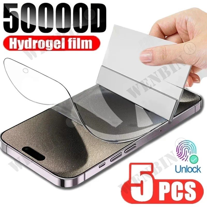 Película Hidrogel iPhone: Proteção Total e Imagem Perfeita
